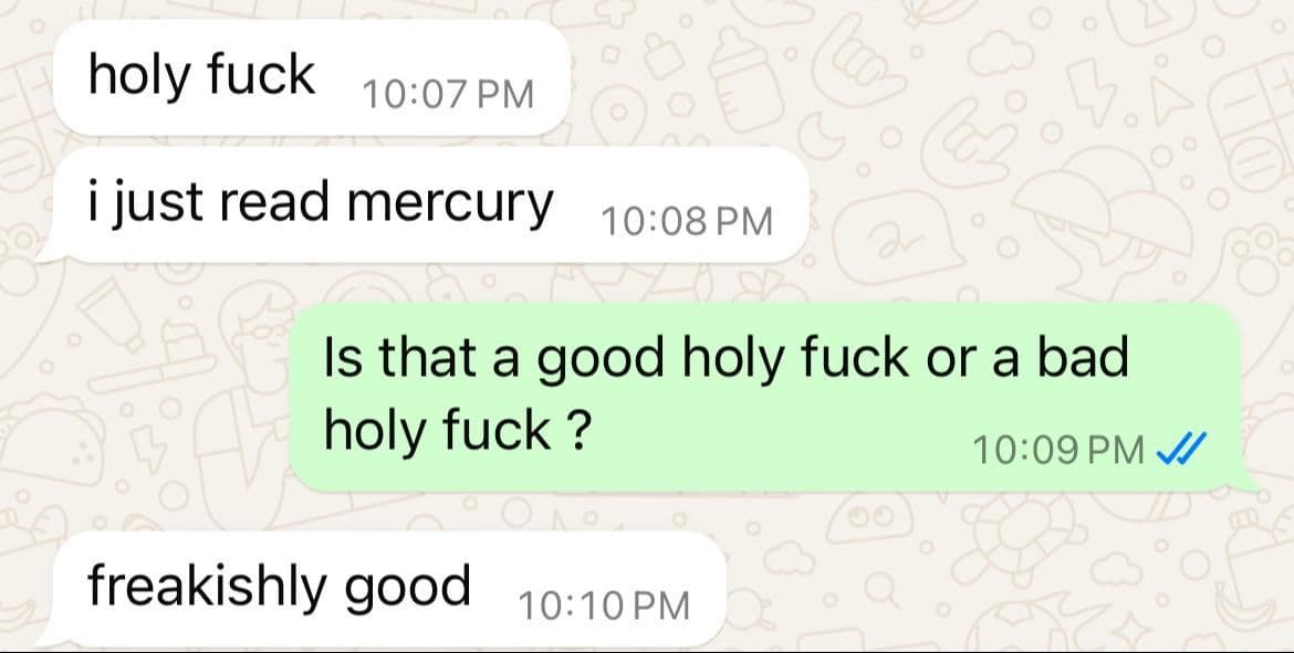 Client message praising their Virtually Myself content